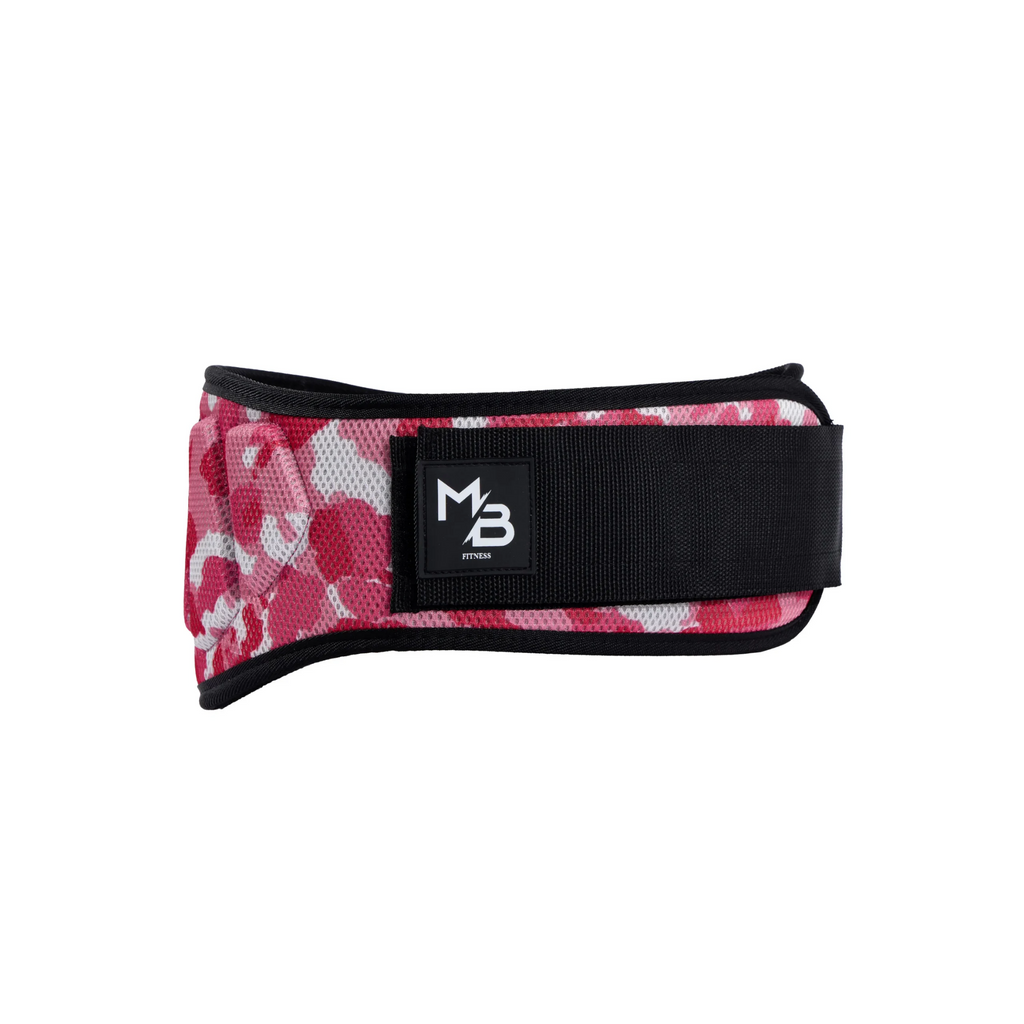 Ceinture de Fitness et Musculation – Militaire Rose