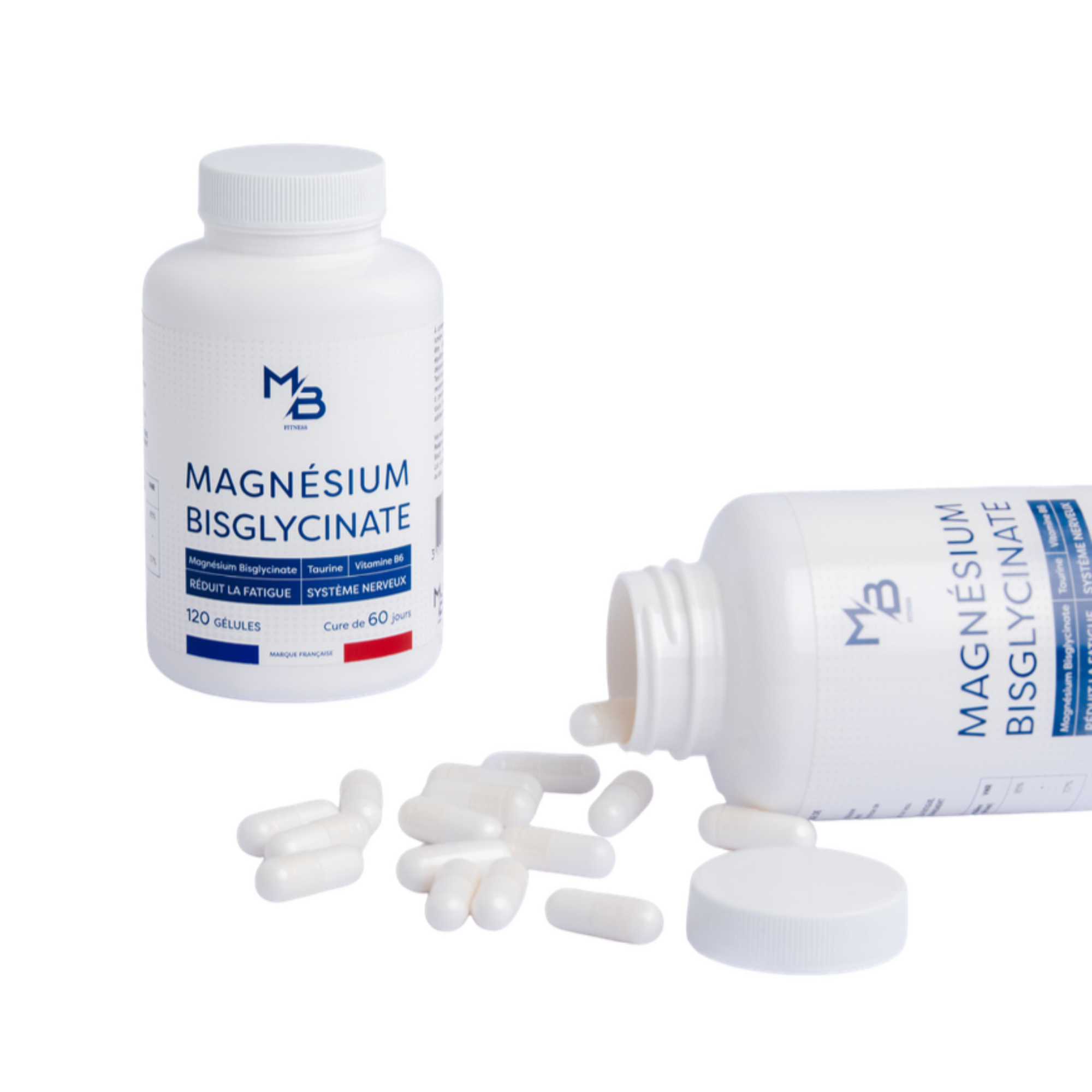 Magnésium Bisglycinate (120 Gélules) - Made in France
