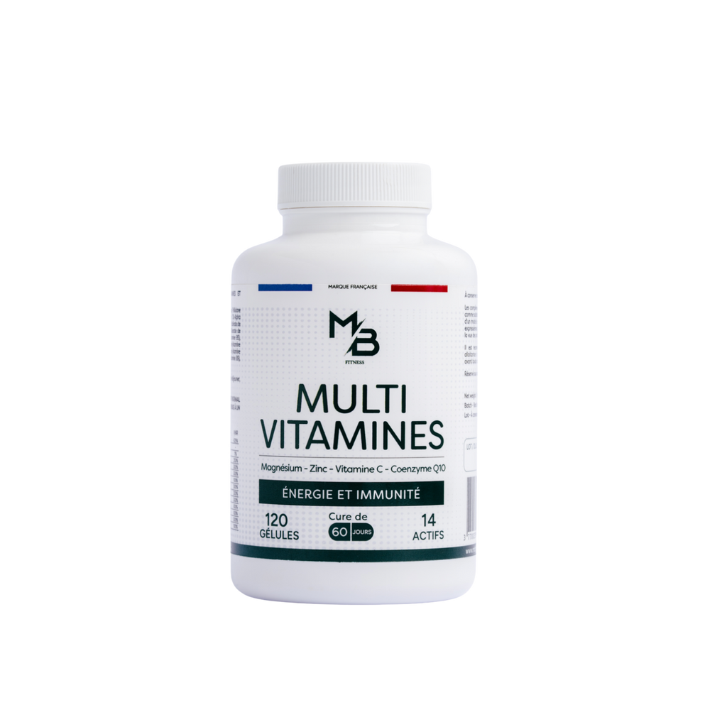 Multivitamines Énergie & Immunité (120 Gélules) - Made in France