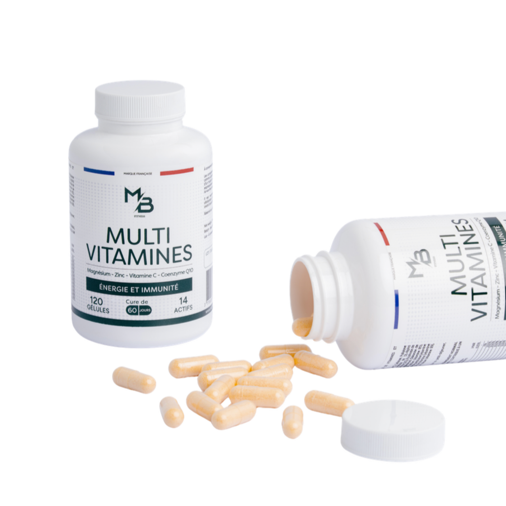 Multivitamines Énergie & Immunité (120 Gélules) - Made in France