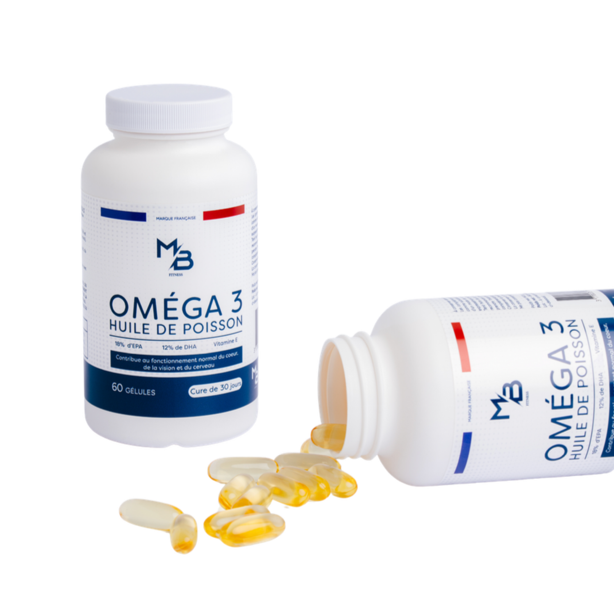 Oméga 3 Hautement Dosé (60 Gélules) – Made in France
