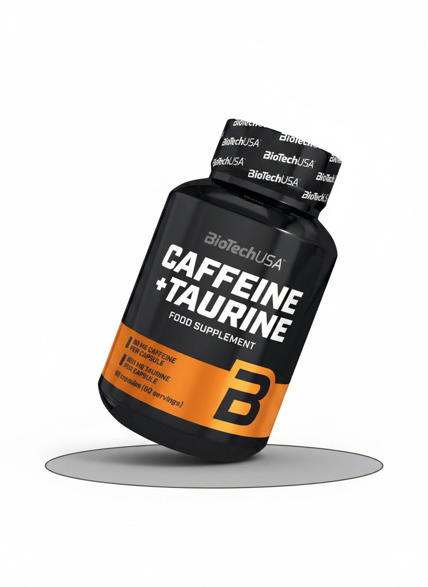 Caféine + Taurine - (60 Gélules) - Vue hero