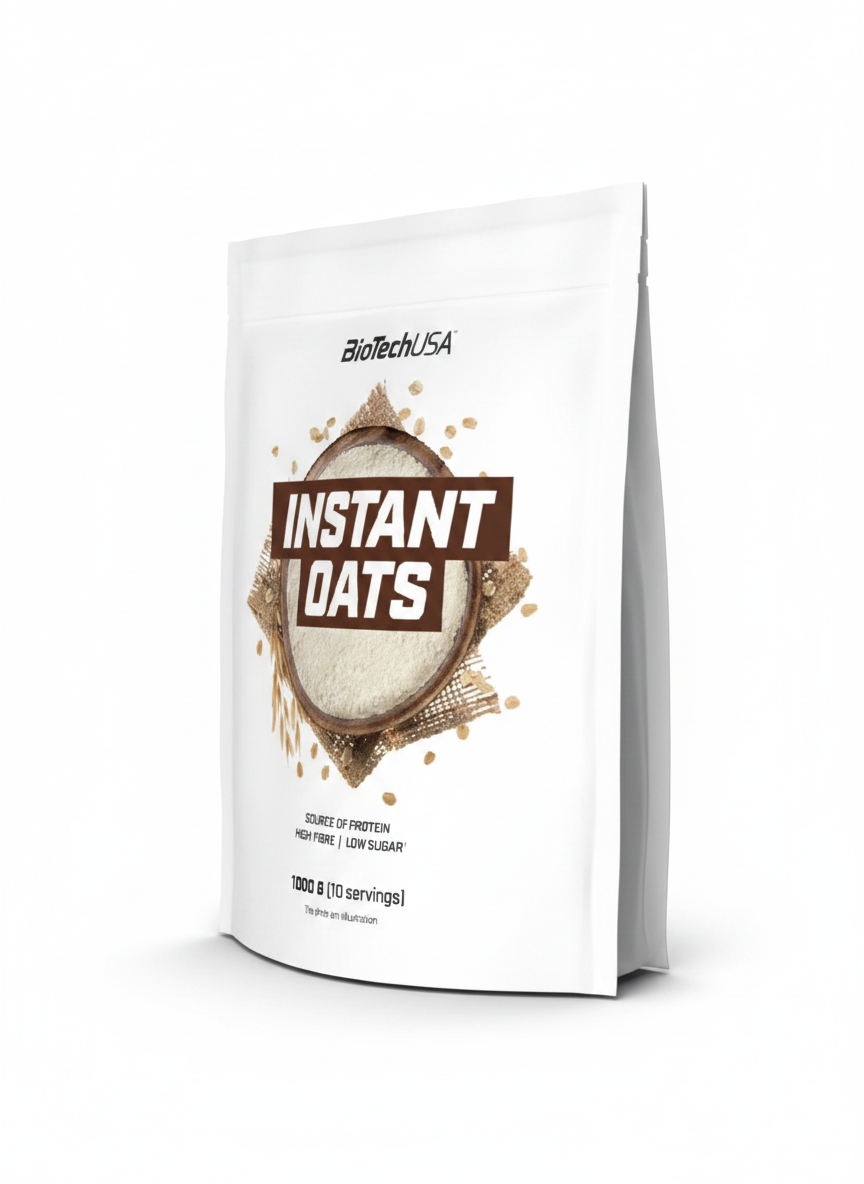 Instant Oats 1000 g - Biotech USA - Vue angle