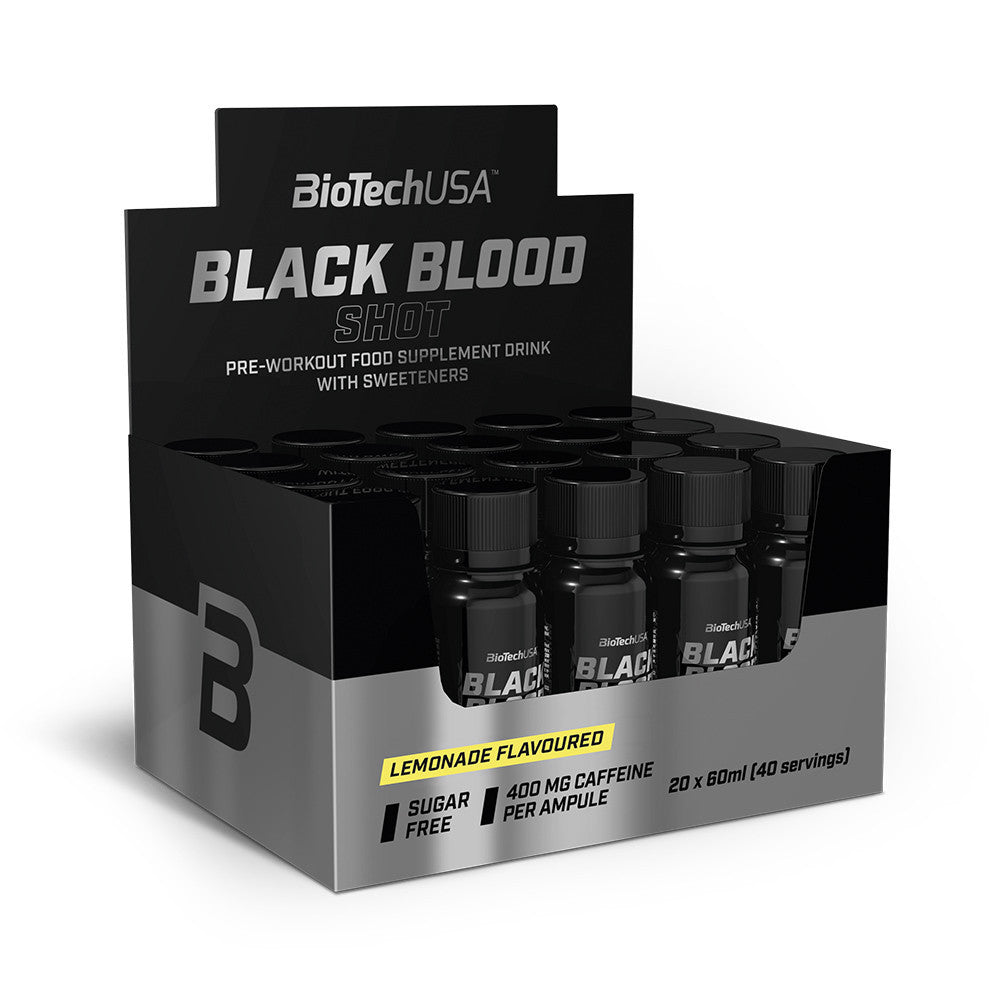 Black Blood Shot - Biotech USA (20 x 60 ml)