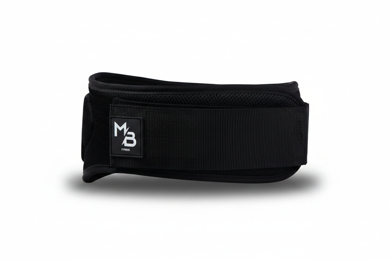Ceinture de Musculation – Noir - Vue angle