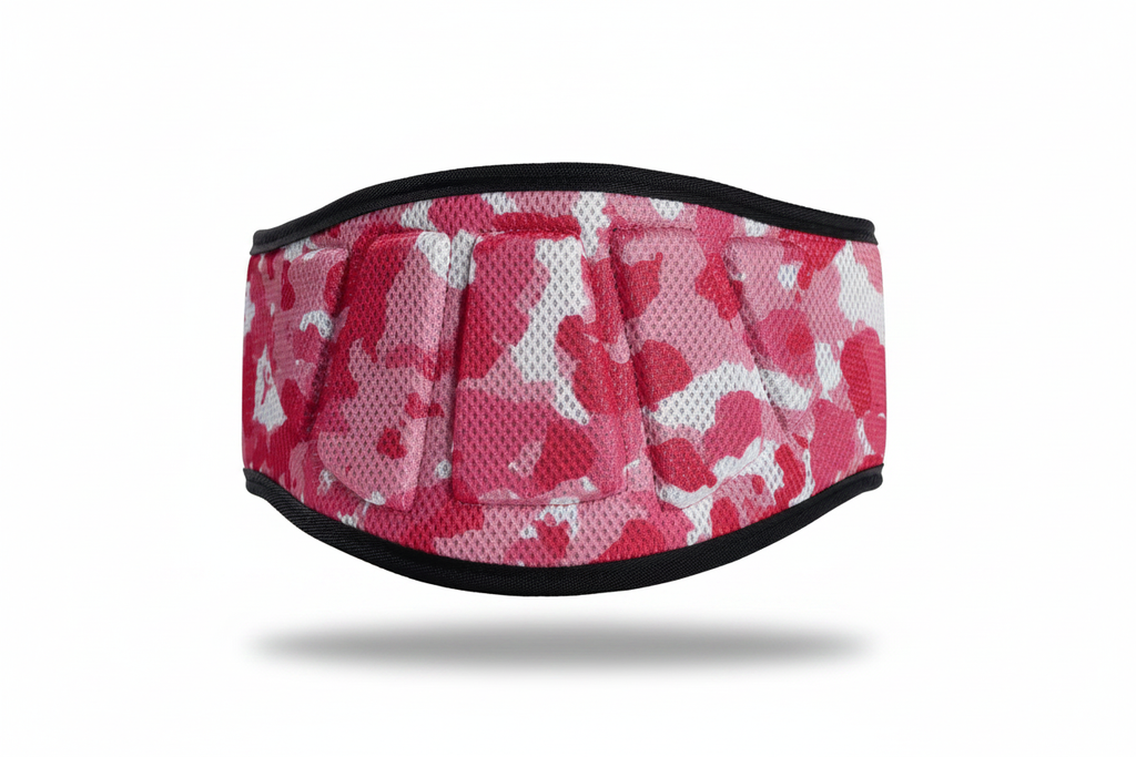 Ceinture de Fitness et Musculation – Militaire Rose - Vue hero