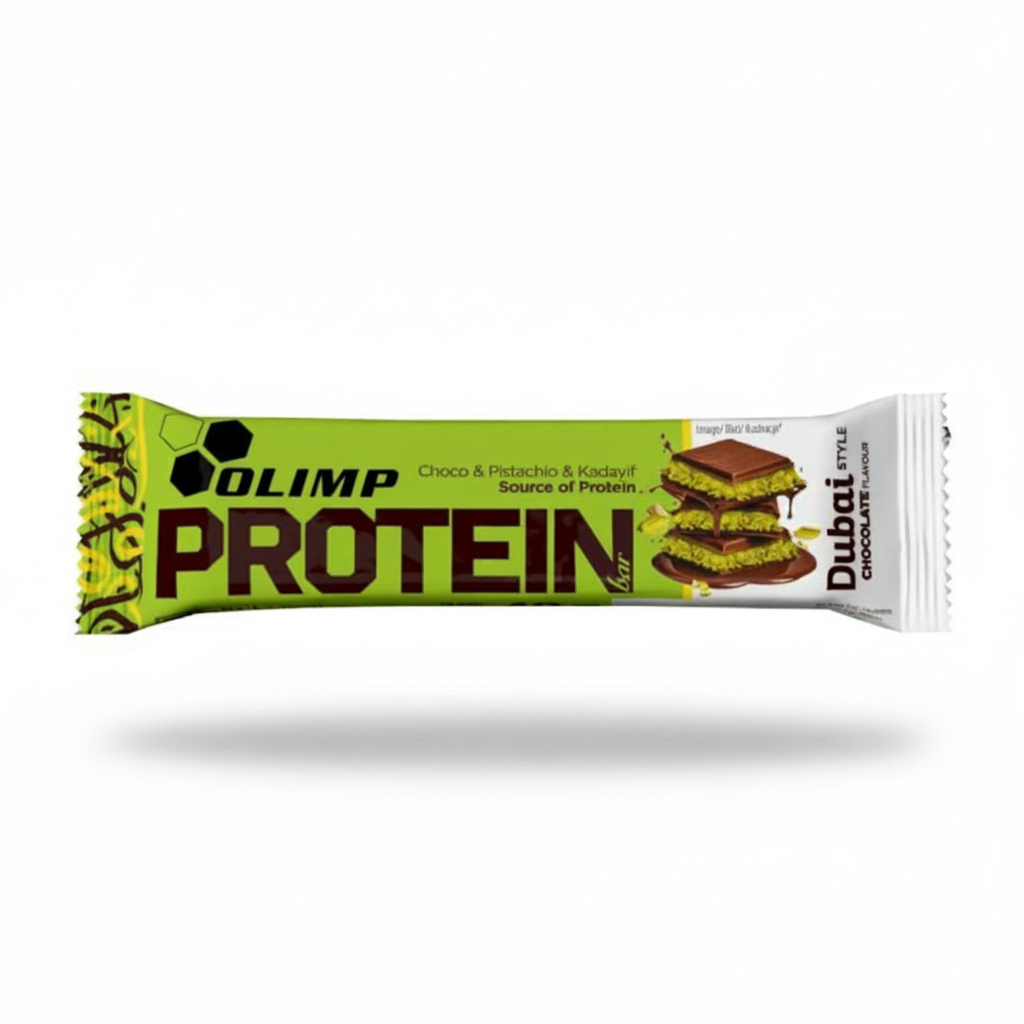 Barre Protéinée Olimp Dubai Style - Chocolat Kataifi (25 x 40g) - Vue face