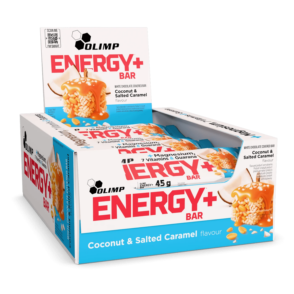 Barre Energy+  Olimp - Coconut & Salted Caramel (20 x 45g)