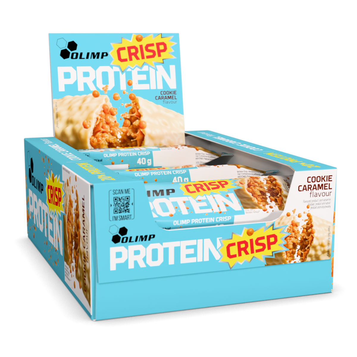 Barre Protéinée Olimp Protein Crisp Bar - 20 x 40 g
