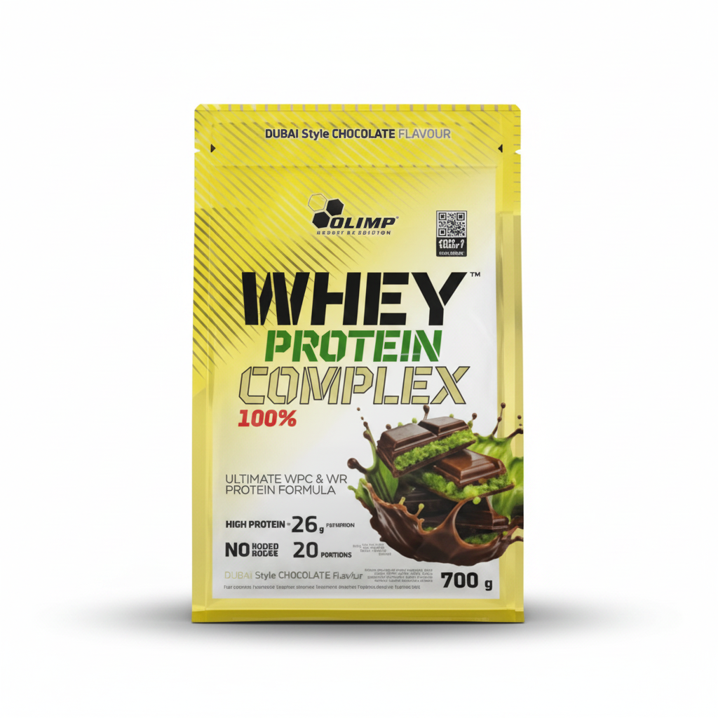 Olimp Whey Protein Complex 100% - Chocolat Dubaï - 700 g - Vue face