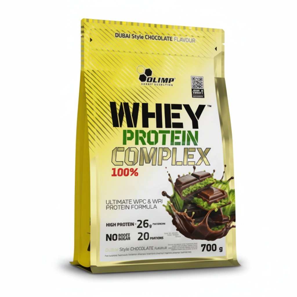 Olimp Whey Protein Complex 100% - Chocolat Dubaï - 700 g - Vue hero